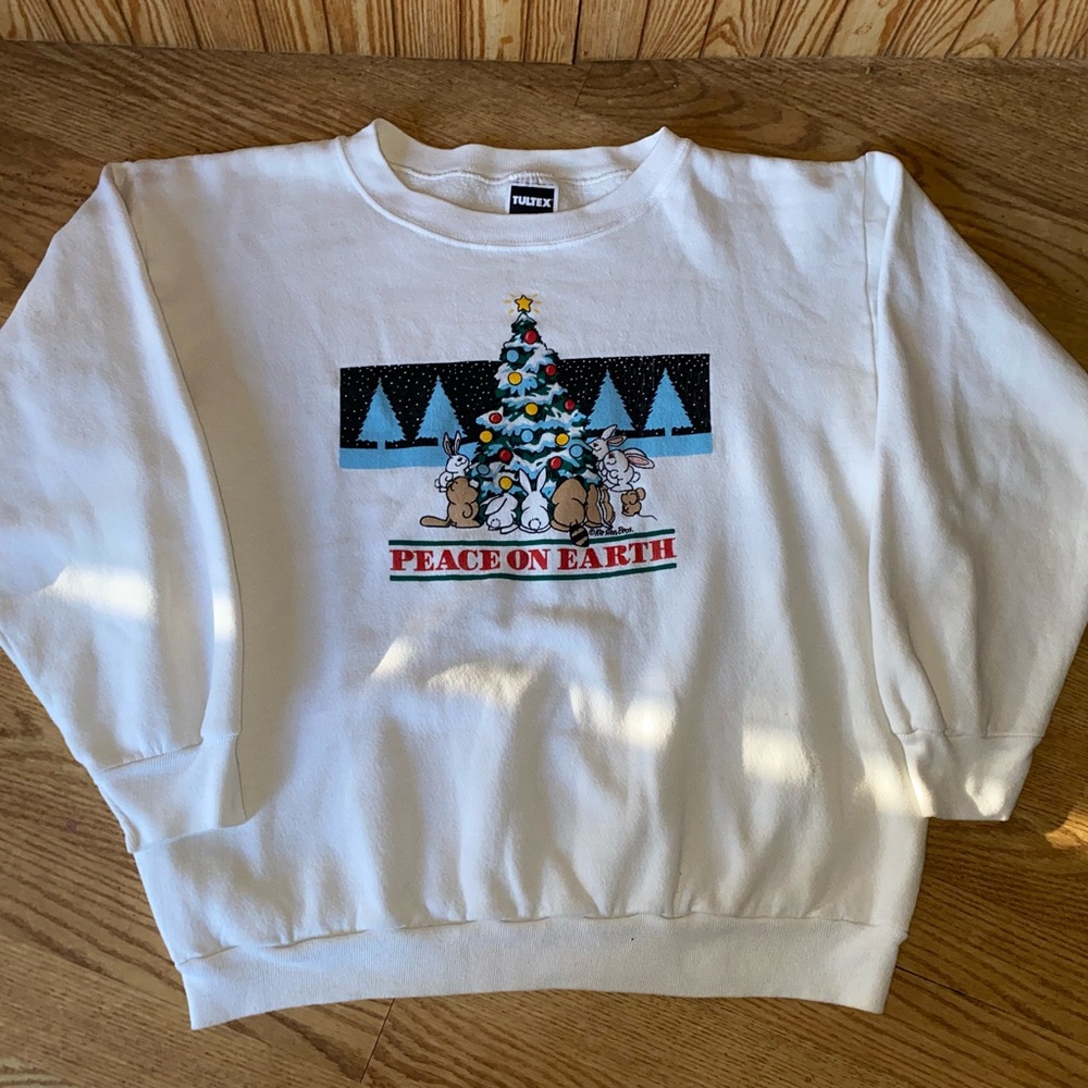 Vintage Tultex Christmas Sweater